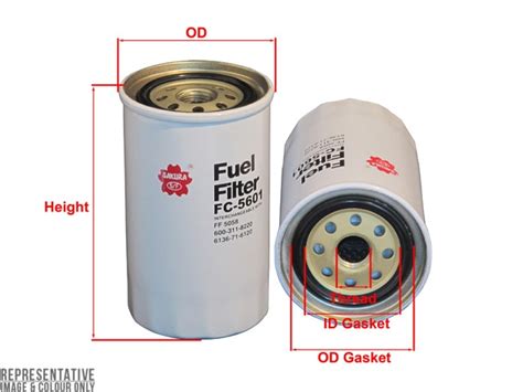 fc  fuel filter sakura filters equivalent fc  es  east filters