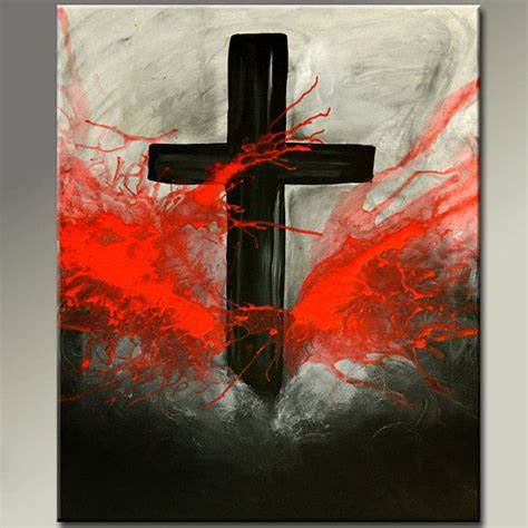 cross paintings  canvas canvas art painting  contemporary
