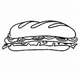 Sandwich Coloring Vegetable Bread Loaf Coloringcrew Jb Colored Colorear Color Cliparts Book sketch template