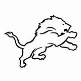 Lions Detroit Stencil Nfl Coloring Pages Lion Logo Football Stencils Tattoo Freestencilgallery Trending Days Last Kids Choose Board sketch template