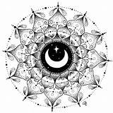 Mandalas sketch template