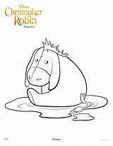 Coloring Robin Christopher Eeyore Pages Disney Movie Sheets Printable Activity Pooh Colouring Piglet Winnie These Choose Board Mamalikesthis sketch template
