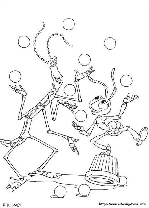 bugs life coloring picture disney coloring pages pinterest