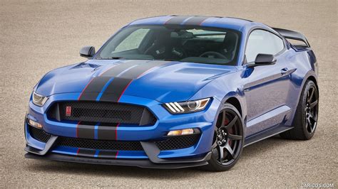 ford mustang shelby gtr color lightning blue front hd wallpaper