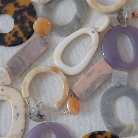 marble earrings to match your countertops preen ph