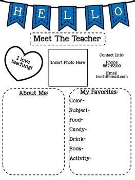 editable meet  teacher letter meet  teacher meet  teachers