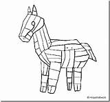 Troya Troia Caballo Cavallo Cheval Troie Cavall Trojan Polifemo Acolore Dibuix Grecia Novembre Dibuixos Coloringcrew Coloritou sketch template