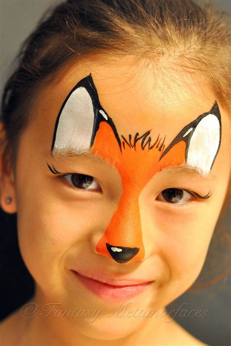 Fox Face Painting Fox Face Paint Face Painting Halloween