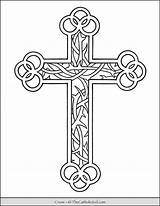 Catholic Thecatholickid Thorns Cruces Religiosas Religiosos Cnt Cnc Cruzado Símbolos sketch template