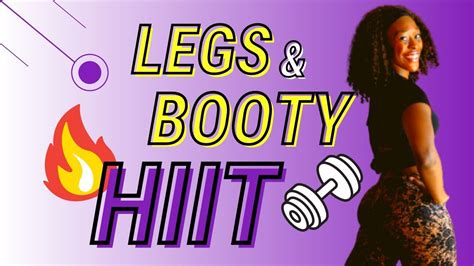 🔥 20 Minute Legs And Booty Hiit Workout Get Toned And Strong At Home