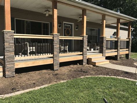 unique wooden porch posts lowes gallery stone porches porch remodel front porch design