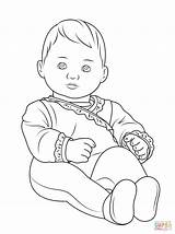 Baby Coloring Pages Alive Doll Printable Getcolorings Color sketch template