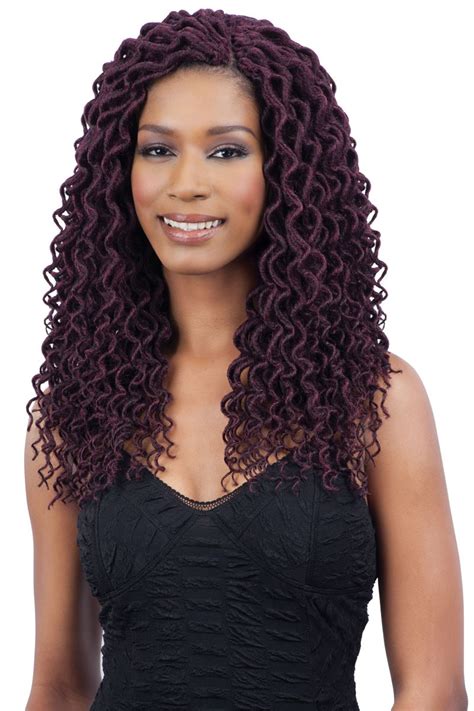 attractive faux locs crochet hair  natural hairstyles