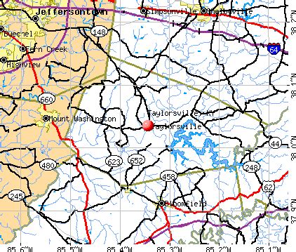 taylorsville kentucky ky  profile population maps real