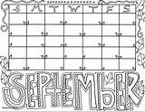Calendars Printables sketch template