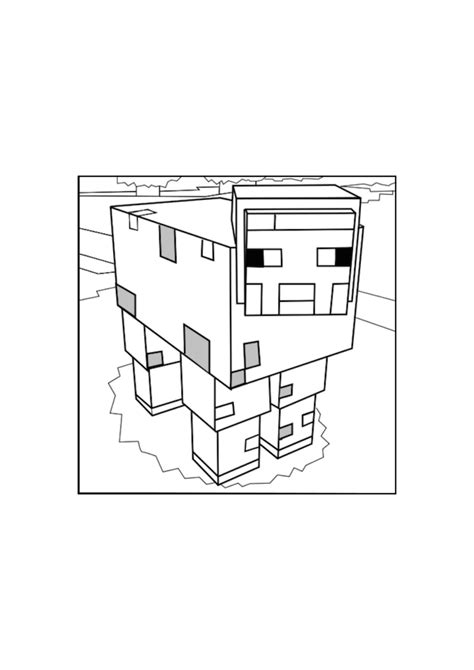 minecraft sheep coloring page livro colorir pinterest