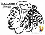 Chicago Coloring Pages Blackhawks Getdrawings sketch template