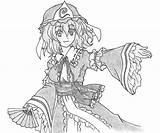 Yuyuko Saigyouji Zombie Coloring Pages Another sketch template