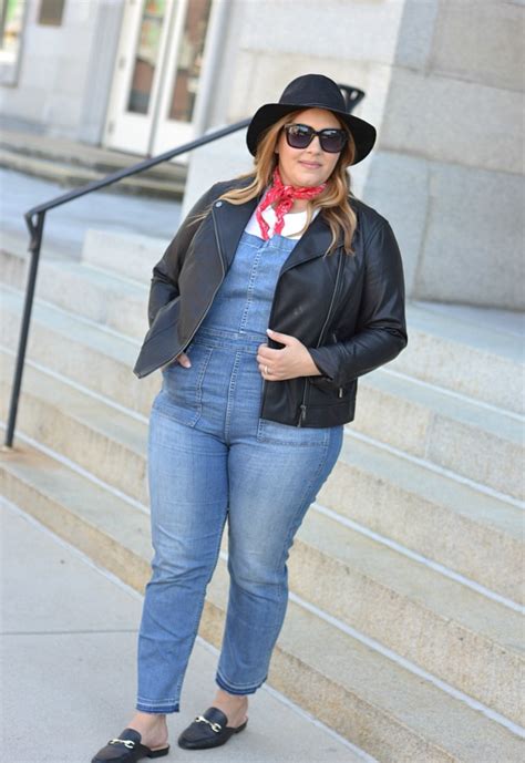 curvy in overalls how to style overalls if you ve got