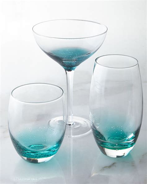 nassau glassware  turquoise