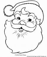 Coloring Christmas Santa Pages Printable Color Printables Xmas Jolly Colouring Claus Kids Face Print Tree Clause Reindeer Rudolph Sheets Cartoon sketch template