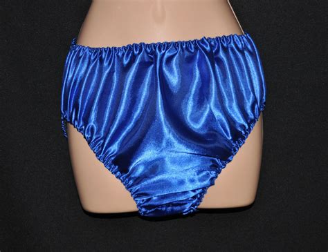 rich royal blue soft satin panties no lace for by deesukdelights