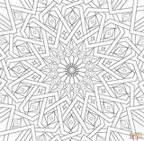 Islamic Coloring Mosaic Pages Patterns Printable Kids Geometric Colouring Mandala Traditional Pattern Sheets Template Projects Templates Adult Mosaics Paper Library sketch template