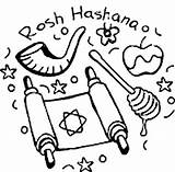 Rosh Hashanah Coloring Pages Printable Kippur Jewish Yom Clip Holiday Kids Clipart Print Holidays Cliparts Library Sheets Getcolorings Divyajanani Advertisement sketch template