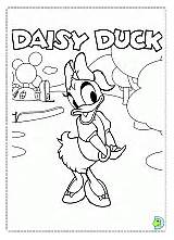 Coloring Daisy Duck Pages Dinokids Coloringdisney sketch template