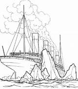 Titanic Coloring Pages Ship Printable Choose Board Bilder Malen Color Zum Print Open Iceberg Malbücher sketch template