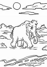 Mammut Malvorlage Steinzeit Ausmalbilder Kinderbilder Verwandt Grafik Großformat sketch template