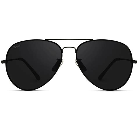 maxwell affordable full black aviator sunglasses wearme pro black