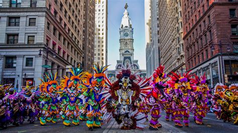 mummers parade   expect visit philadelphia
