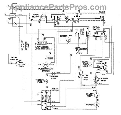 parts  maytag mdeayw wiring information parts appliancepartsproscom