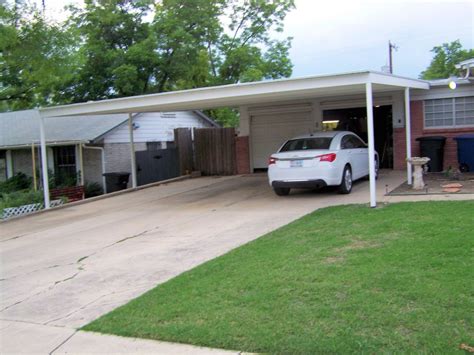attached lean  carport front yard carport patio covers awnings san antonio
