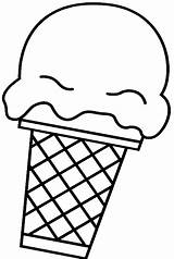 Icecream Coloring Pages Print Color sketch template