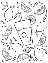 Lemonade sketch template