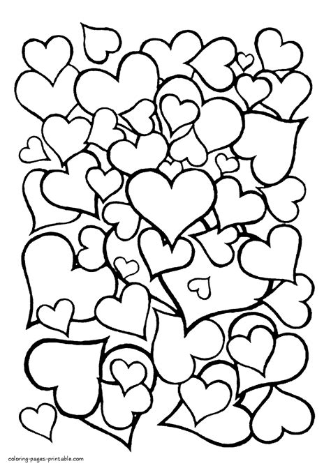 color  number coloring pages heart coloring pages