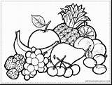 Coloring Fruits Fruit Pages Vegetables Basket Printable Sewing Kids Bowl Drawing Colouring Vegetable Color Kifest� Sheets Coloriage Google Books Print sketch template