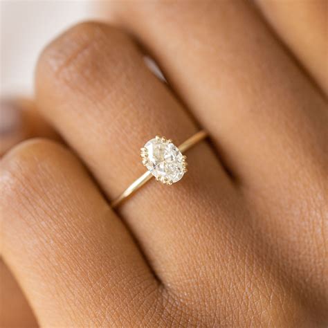 Unveiled Ring 0 7ct Oval Diamond Future Engagement Rings Cute