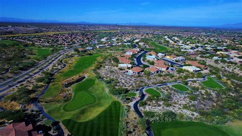 My Home Course Via Drone View Del Lago In Vail Arizona