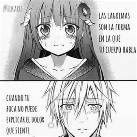 dibujo de anime  frases triste de enamorados
