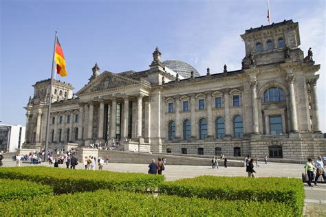 reichstag german parliament building berlin  photo