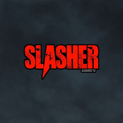 slasher logo sticker