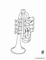 Trumpet Trompette Ausmalen Trompete Pages Ausmalbilder Instrumente Musical Hellokids Coloriage Colorier Gitarre Musicais Instrumentos Drucken Vn sketch template