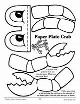 Crafts Plate Ausmalbilder Kindern Krabbe 1649 1275 P01 Tiere Vbs sketch template