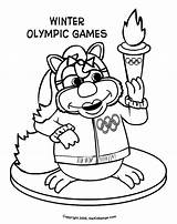 Coloring Pages Winter Olympic Kids Olympics Cliparts Flags Printable Popular Games Books Coloringhome Favorites Add sketch template
