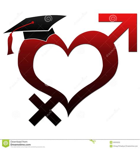 sex education hat on heart shape stock illustration illustration of sign teaching 29333232