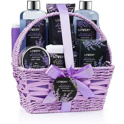 Home Spa T Basket Luxurious 9 Piece Bath And Body Set For Women Men