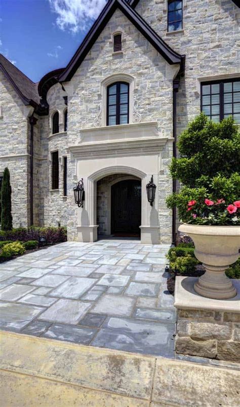 french chateaux style dream home  southlake texas stone exterior
